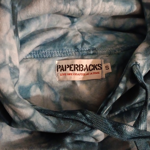 Paperbacks tie dye hoodie sz S - Picture 2 of 4